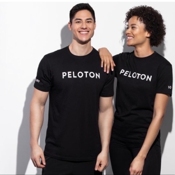 Peloton Century 100 Short Sleeve Tshirt SZ medium unisex Preowned casual workout - Picture 7 of 7